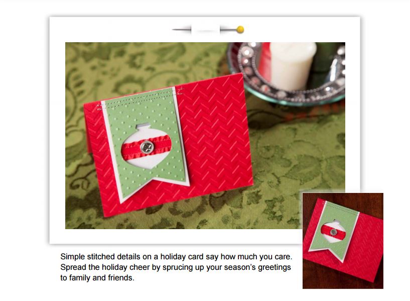 Make Your Own Holiday Stitched Card